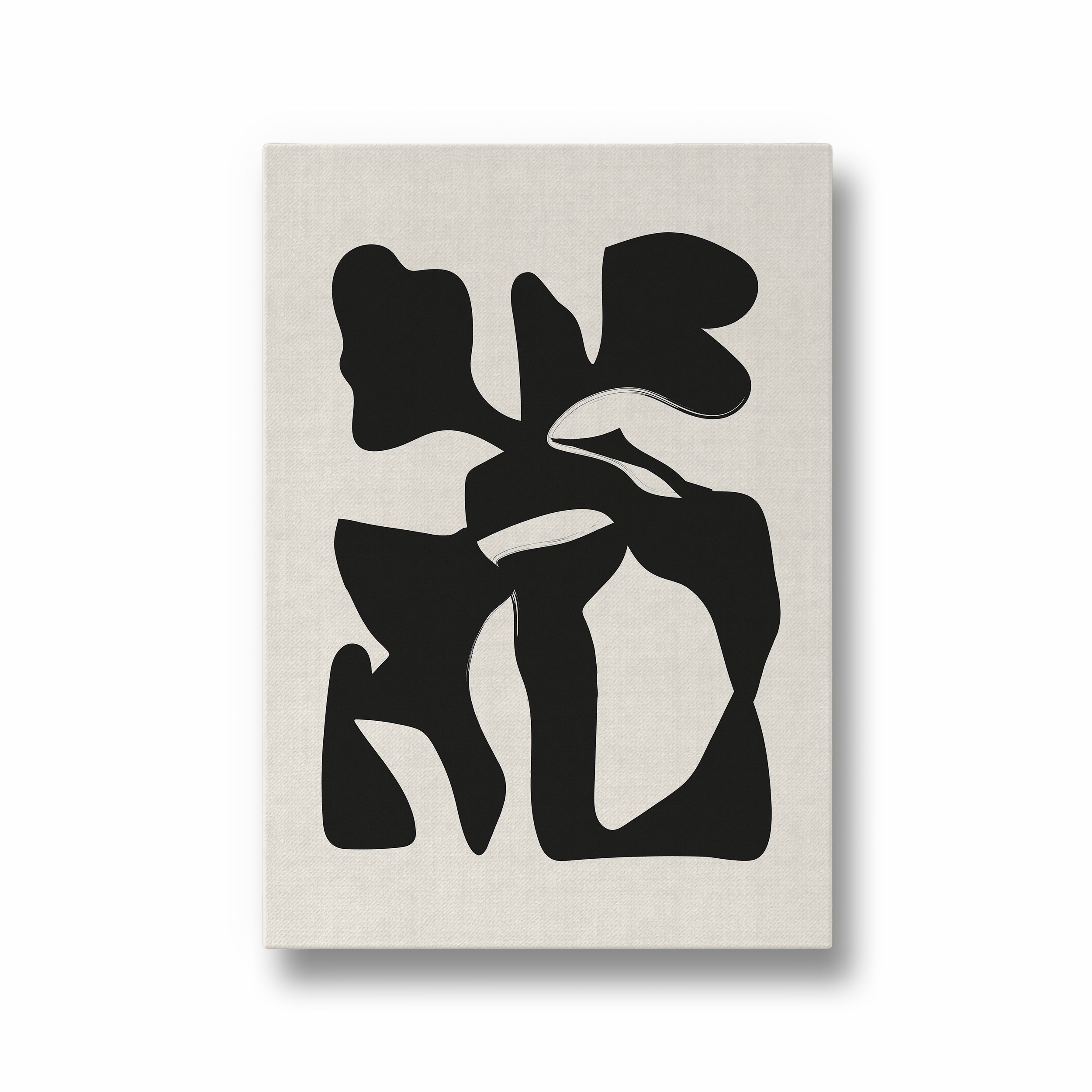 Abstract leaves Boho Modern Wall Art