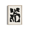 Abstract leaves Boho Modern Wall Art