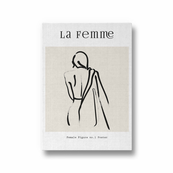 La femme Boho Modern Wall Art