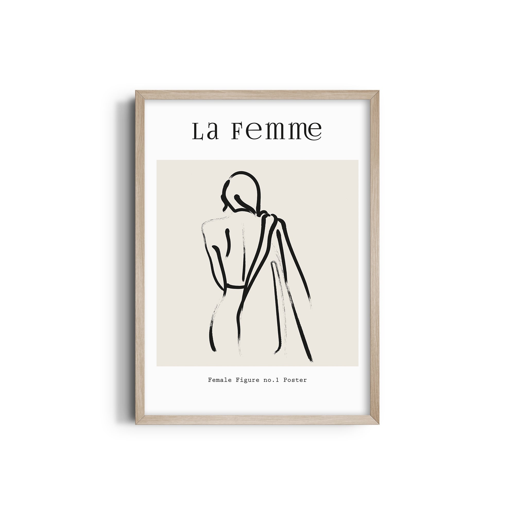 La femme Boho Modern Wall Art