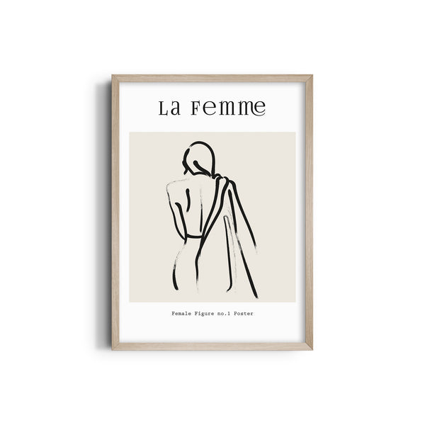 La femme Boho Modern Wall Art