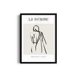 La femme Boho Modern Wall Art