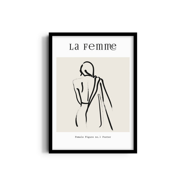 La femme Boho Modern Wall Art