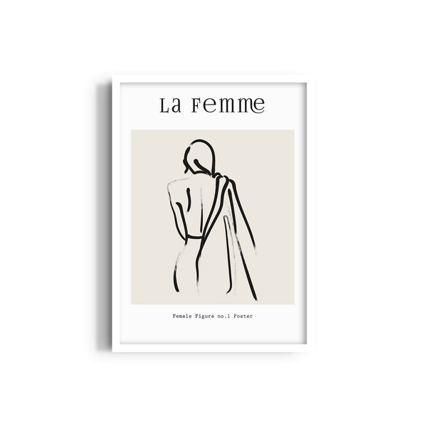 La femme Boho Modern Wall Art