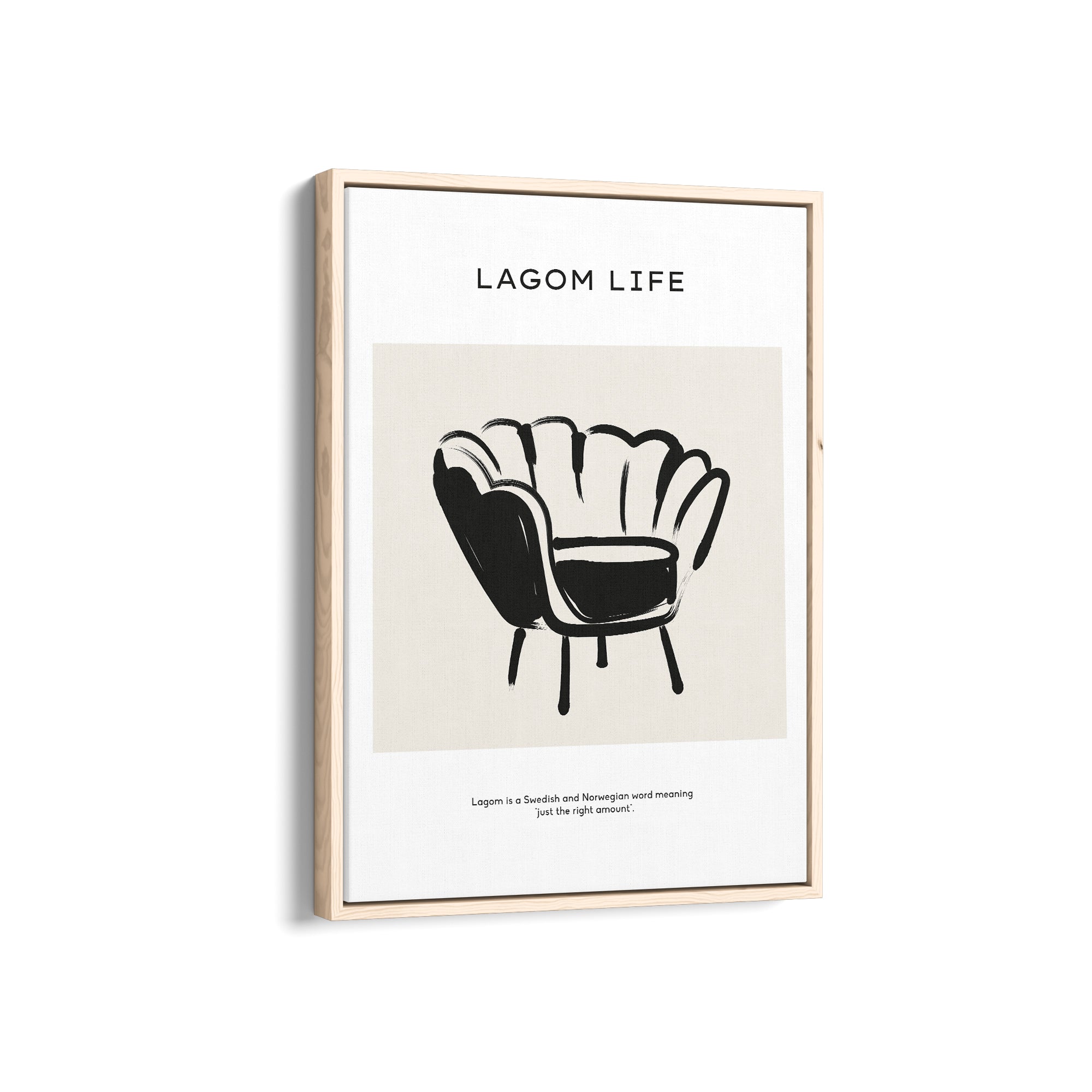 Lagom life Boho Modern Wall Art