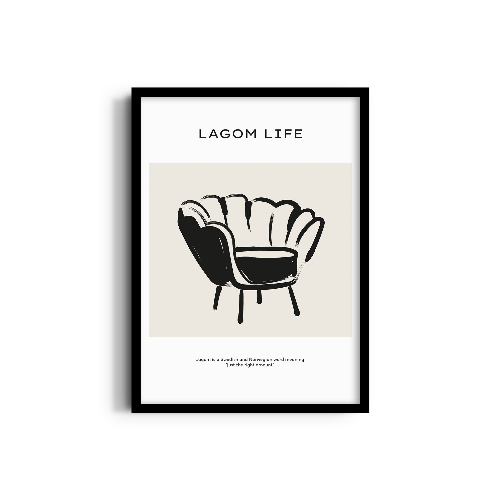 Lagom life Boho Modern Wall Art