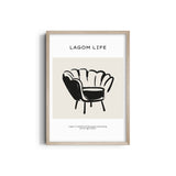 Lagom life Boho Modern Wall Art