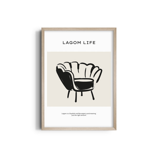 Lagom life Boho Modern Wall Art