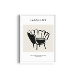 Lagom life Boho Modern Wall Art