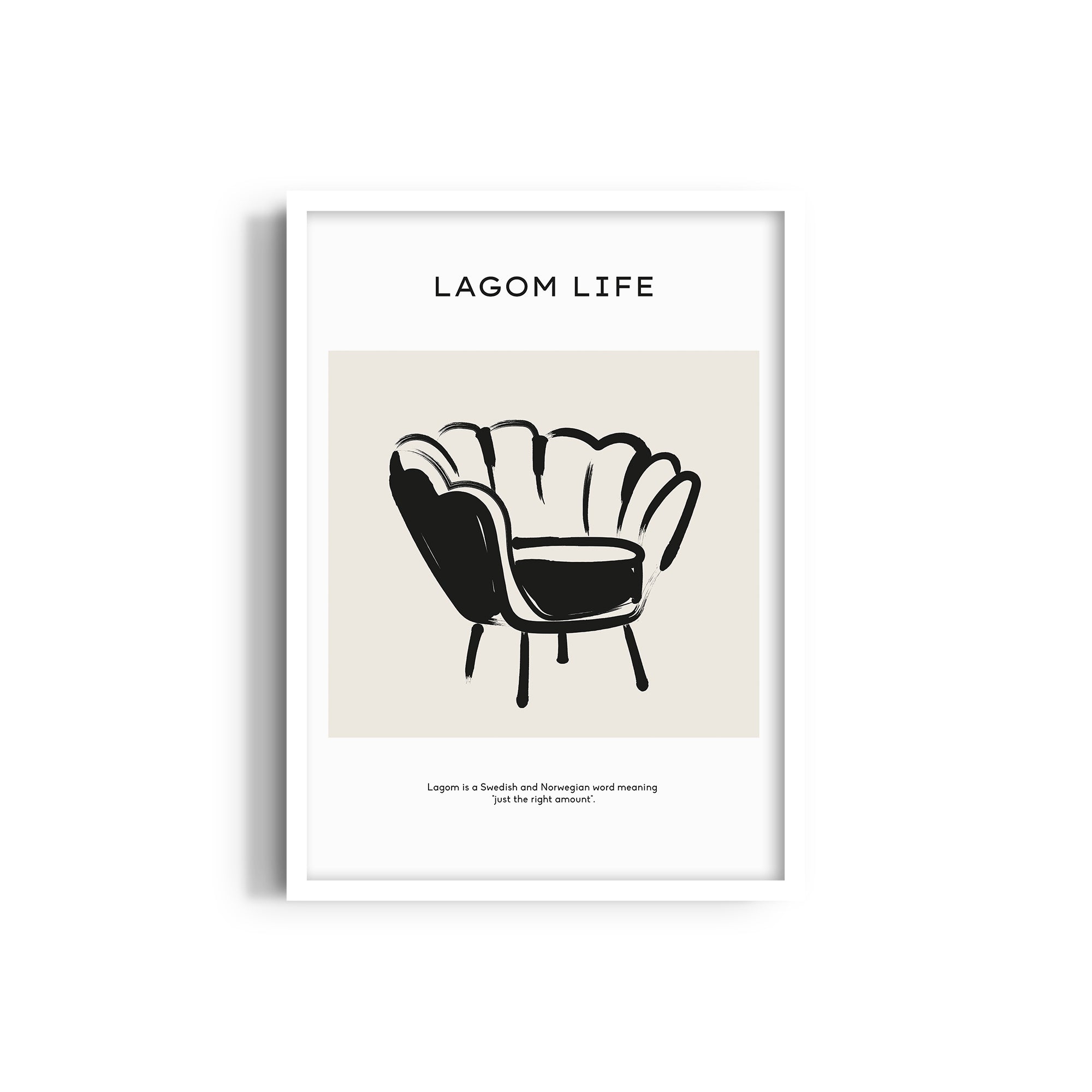 Lagom life Boho Modern Wall Art