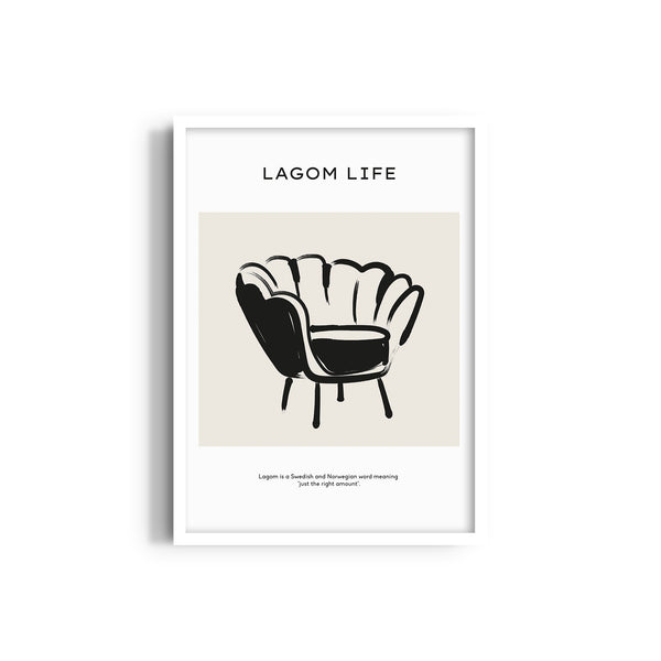 Lagom life Boho Modern Wall Art