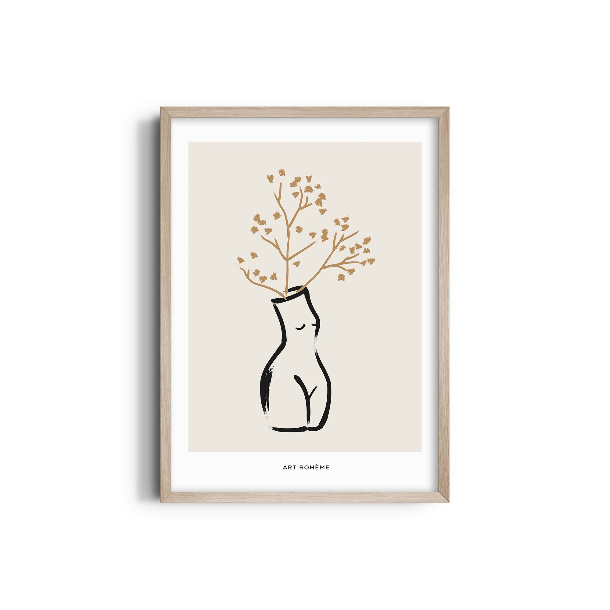 Beautiful Pot Boho Modern Wall Art