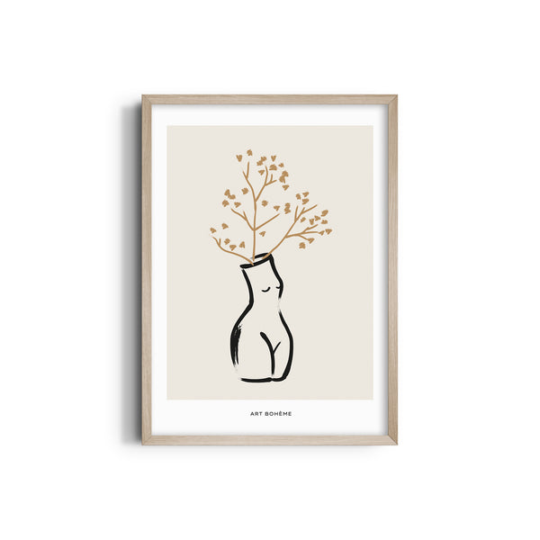 Beautiful Pot Boho Modern Wall Art