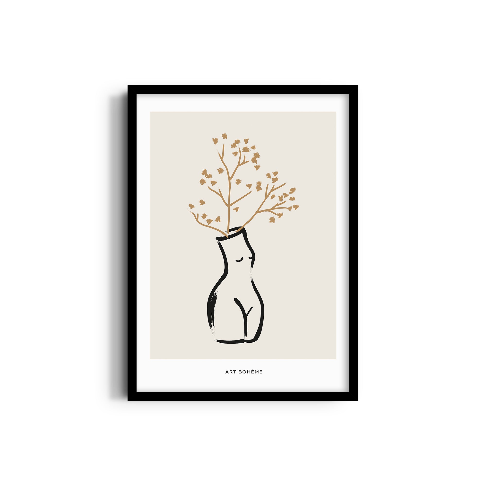 Beautiful Pot Boho Modern Wall Art