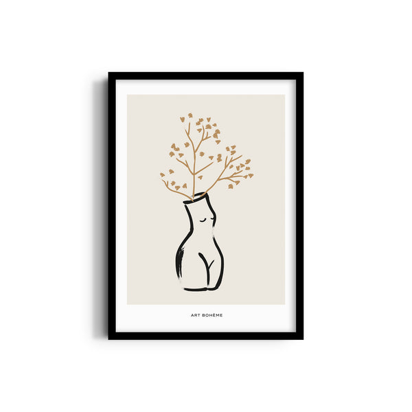 Beautiful Pot Boho Modern Wall Art
