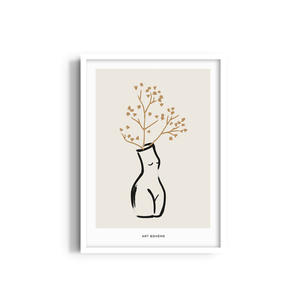 Beautiful Pot Boho Modern Wall Art