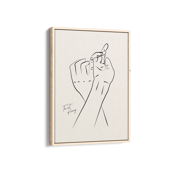 Incomplete love Boho Modern Wall Art