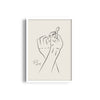 Incomplete love Boho Modern Wall Art