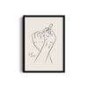 Incomplete love Boho Modern Wall Art