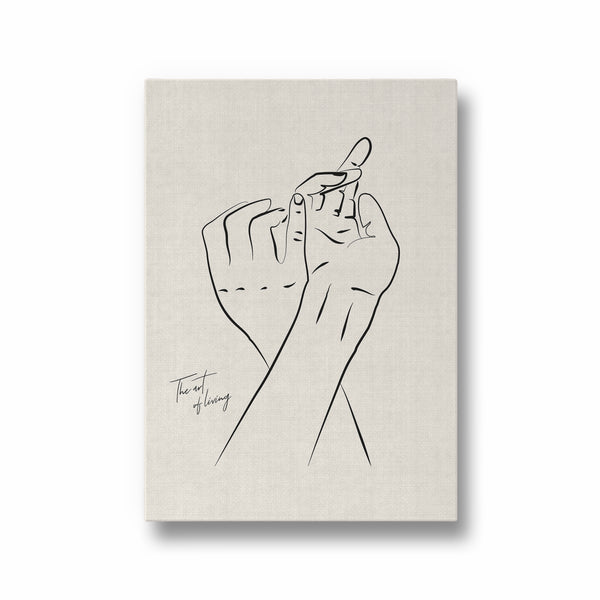 Incomplete love Boho Modern Wall Art