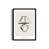 Lamp Boho Modern Wall Art
