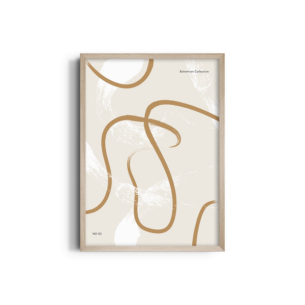 Beautiful Strokes Boho Modern Wall Art