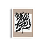 Minimal Leaves Boho Modern Wall Art