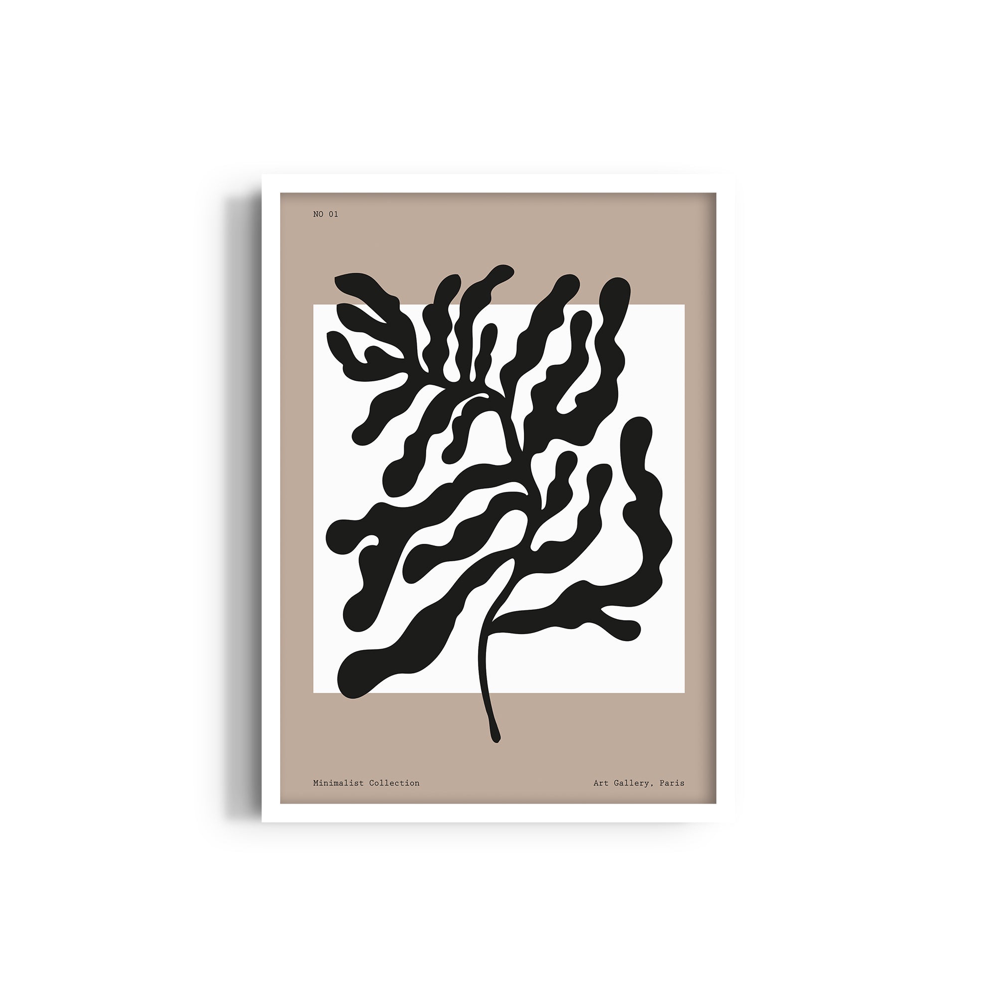Minimal Leaves Boho Modern Wall Art