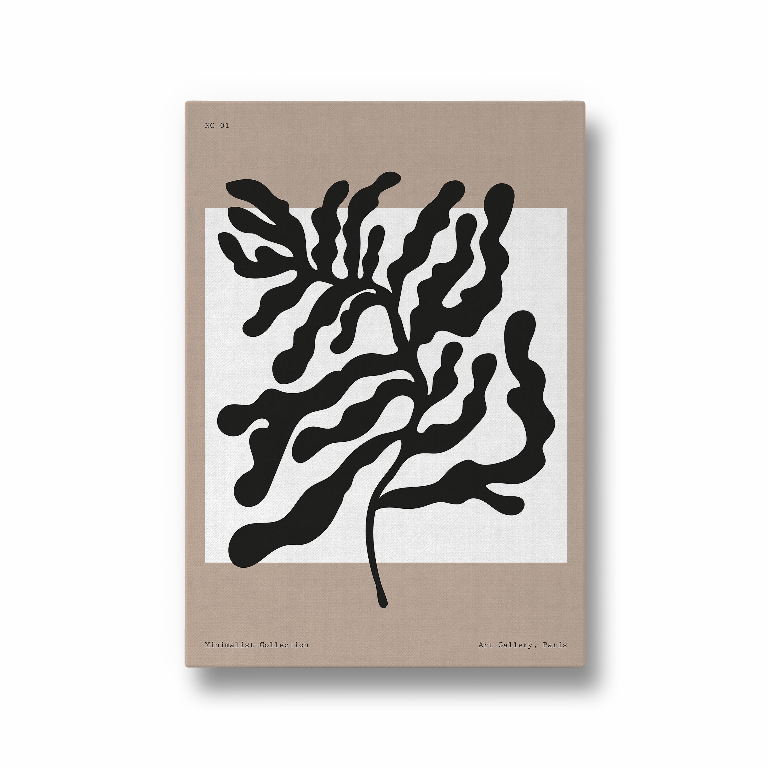 Minimal Leaves Boho Modern Wall Art