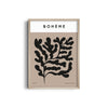 Bohemian Leaves Boho Modern Wall Art