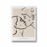 The Kiss Boho Modern Wall Art