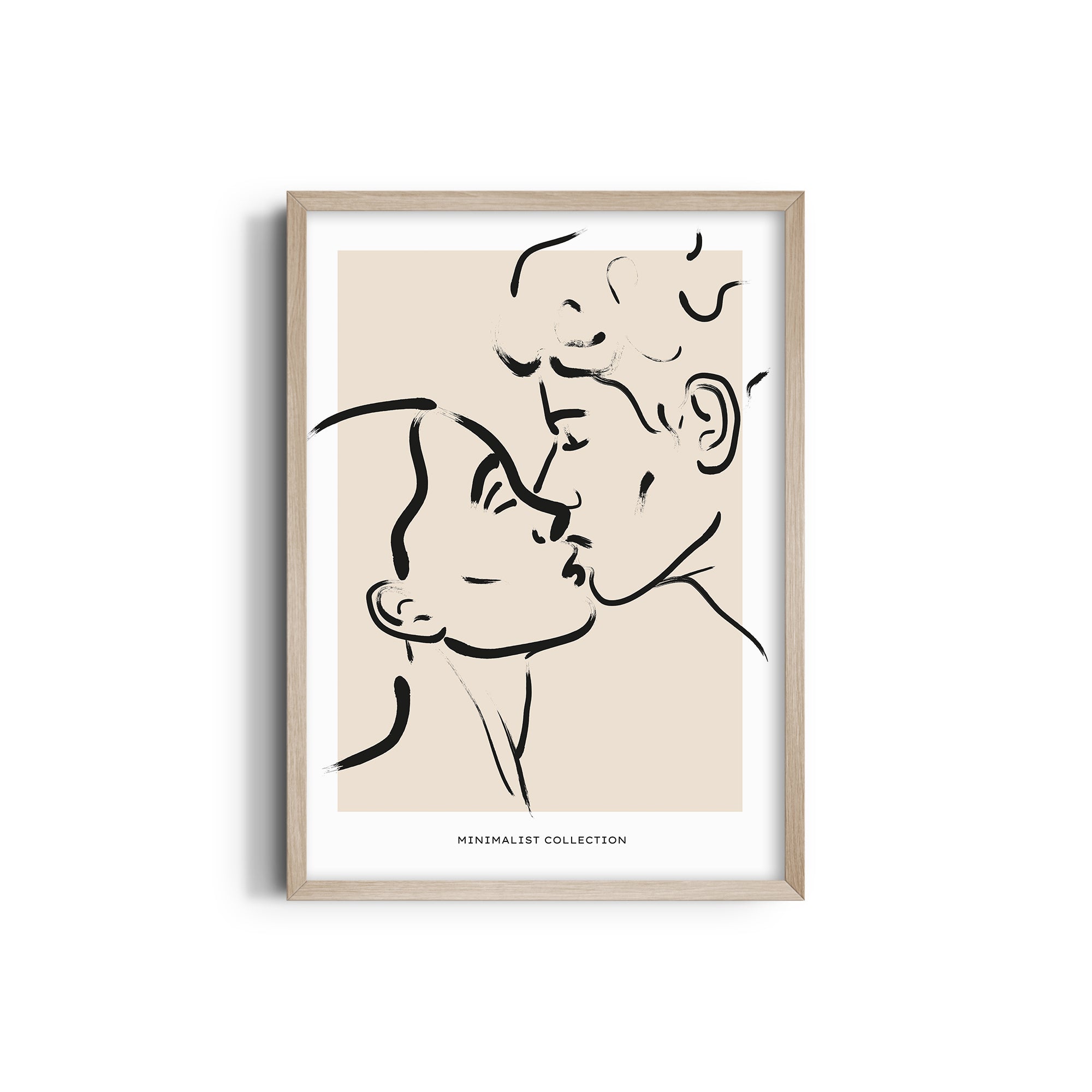The Kiss Boho Modern Wall Art