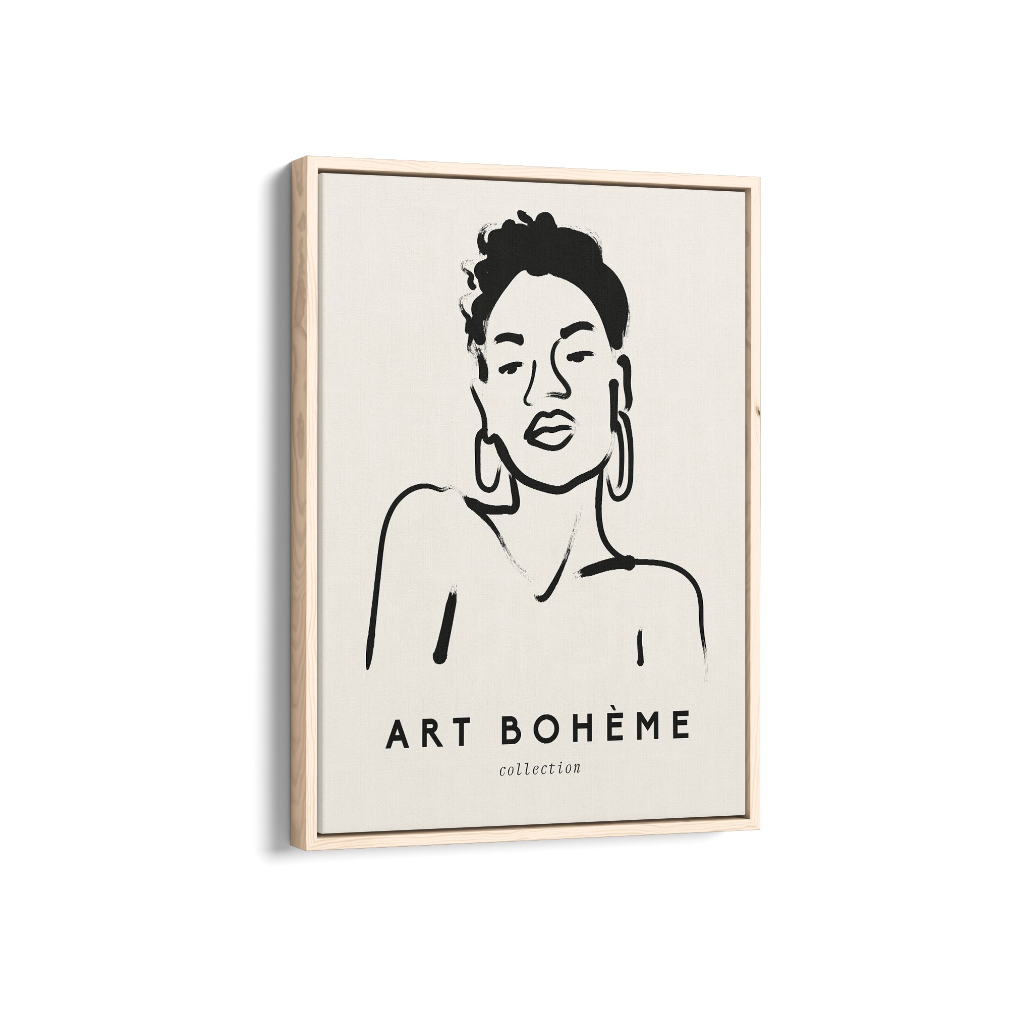 Art Boheme Lady Boho Modern Wall Art