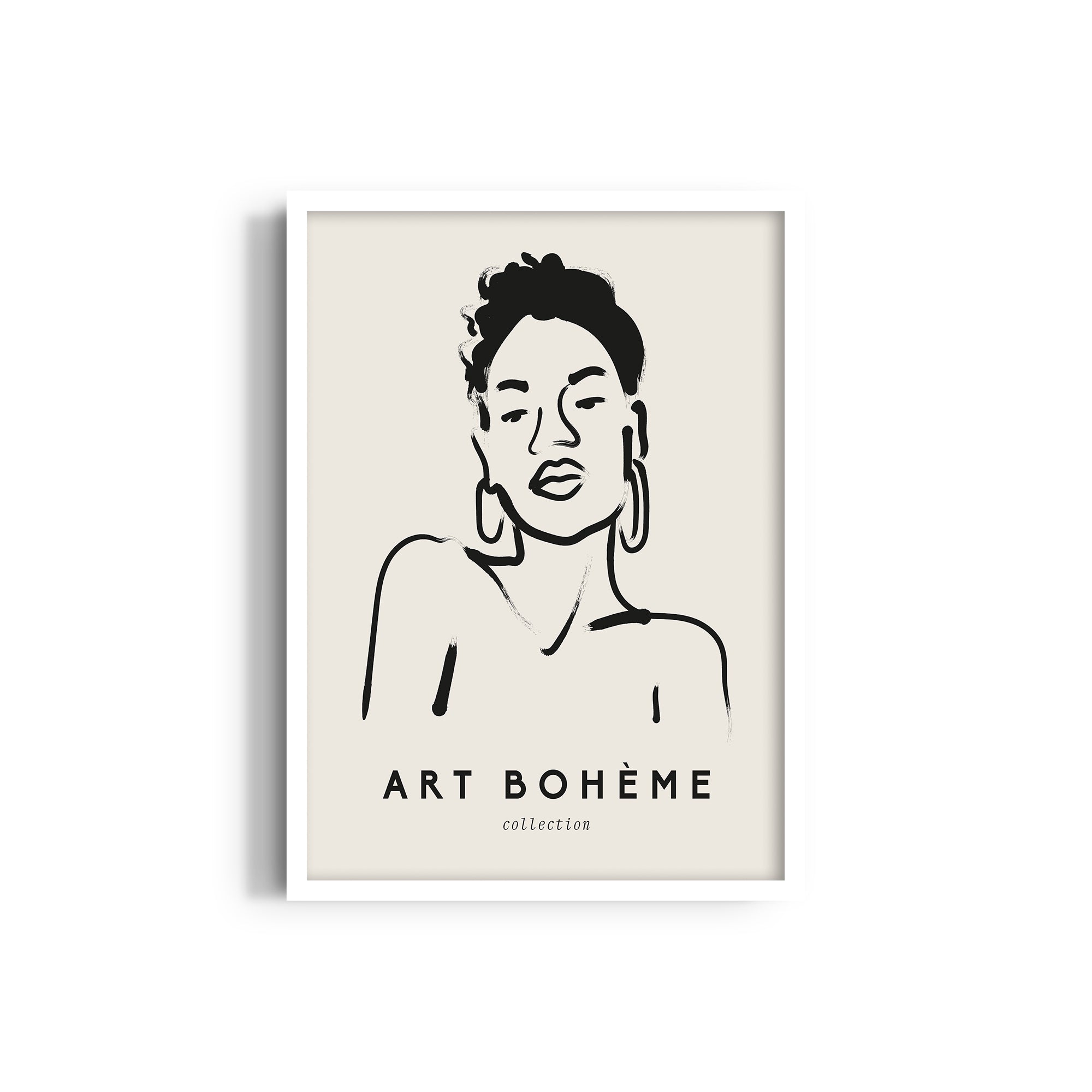 Art Boheme Lady Boho Modern Wall Art