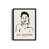 Art Boheme Lady Boho Modern Wall Art
