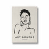 Art Boheme Lady Boho Modern Wall Art
