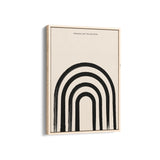 Geometric Strokes Boho Modern Wall Art