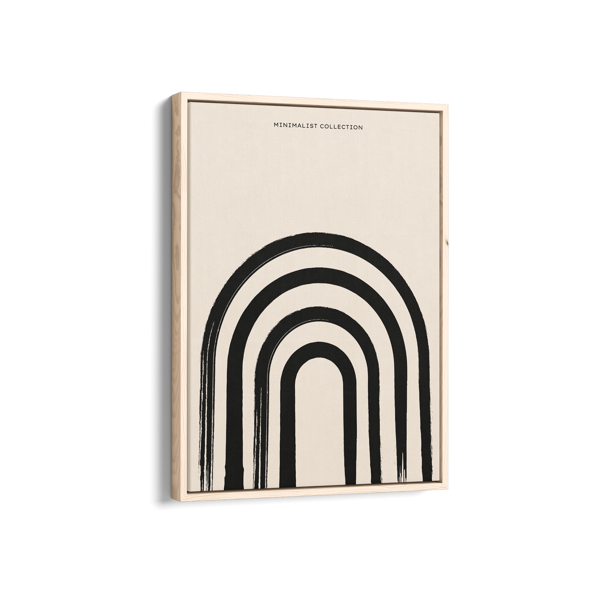 Geometric Strokes Boho Modern Wall Art