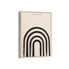 Geometric Strokes Boho Modern Wall Art