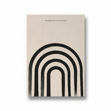 Geometric Strokes Boho Modern Wall Art