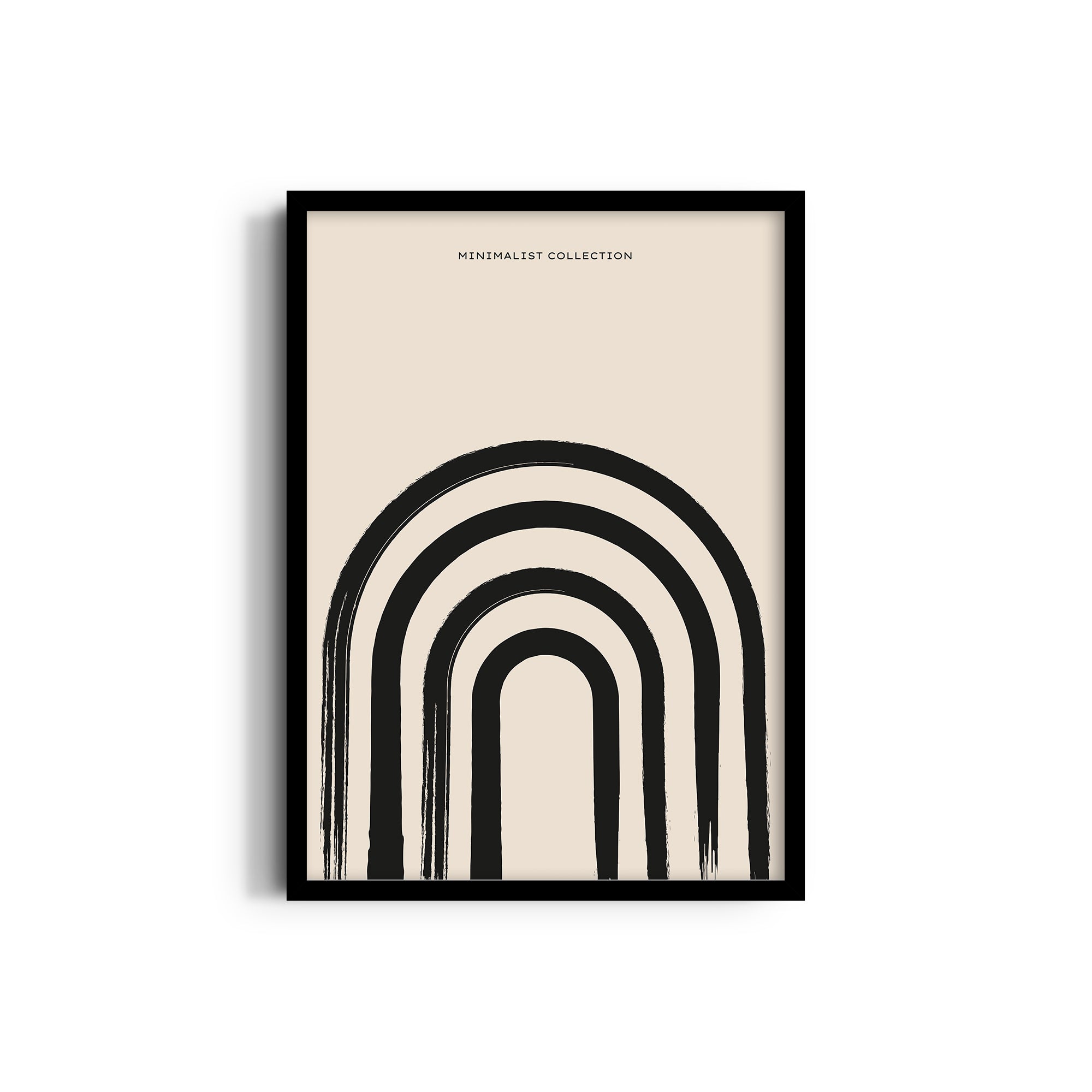 Geometric Strokes Boho Modern Wall Art