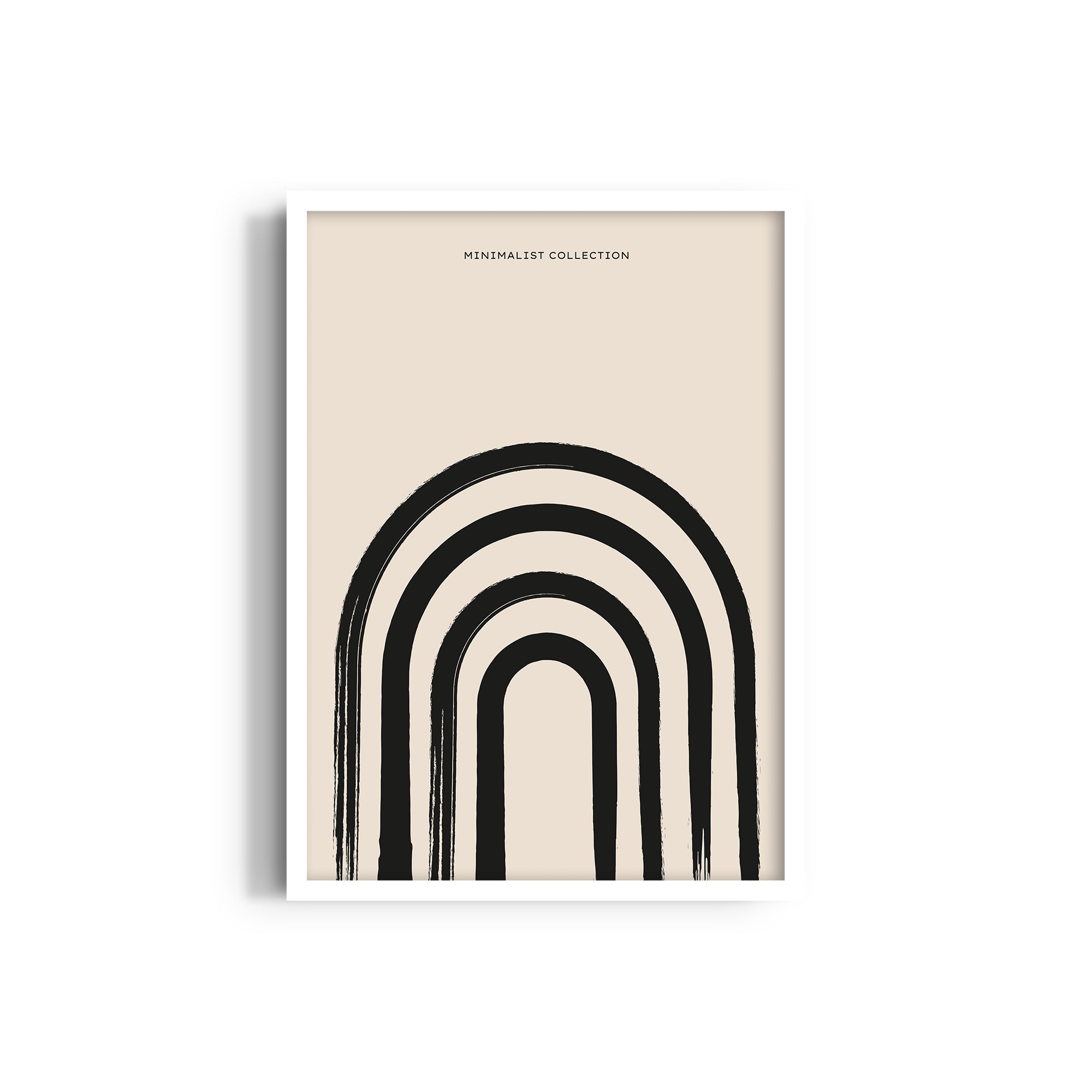 Geometric Strokes Boho Modern Wall Art