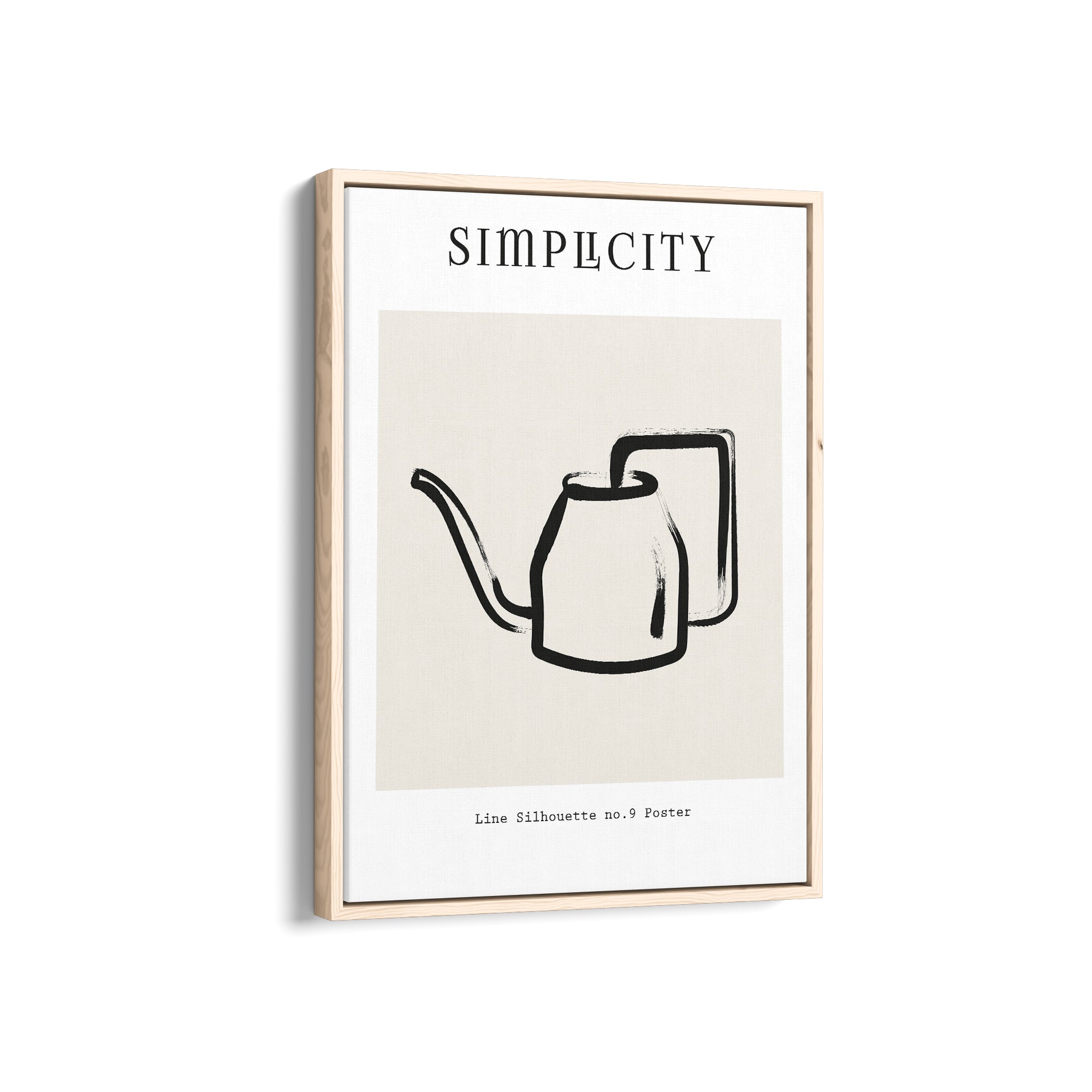 Tea Pot Boho Modern Wall Art