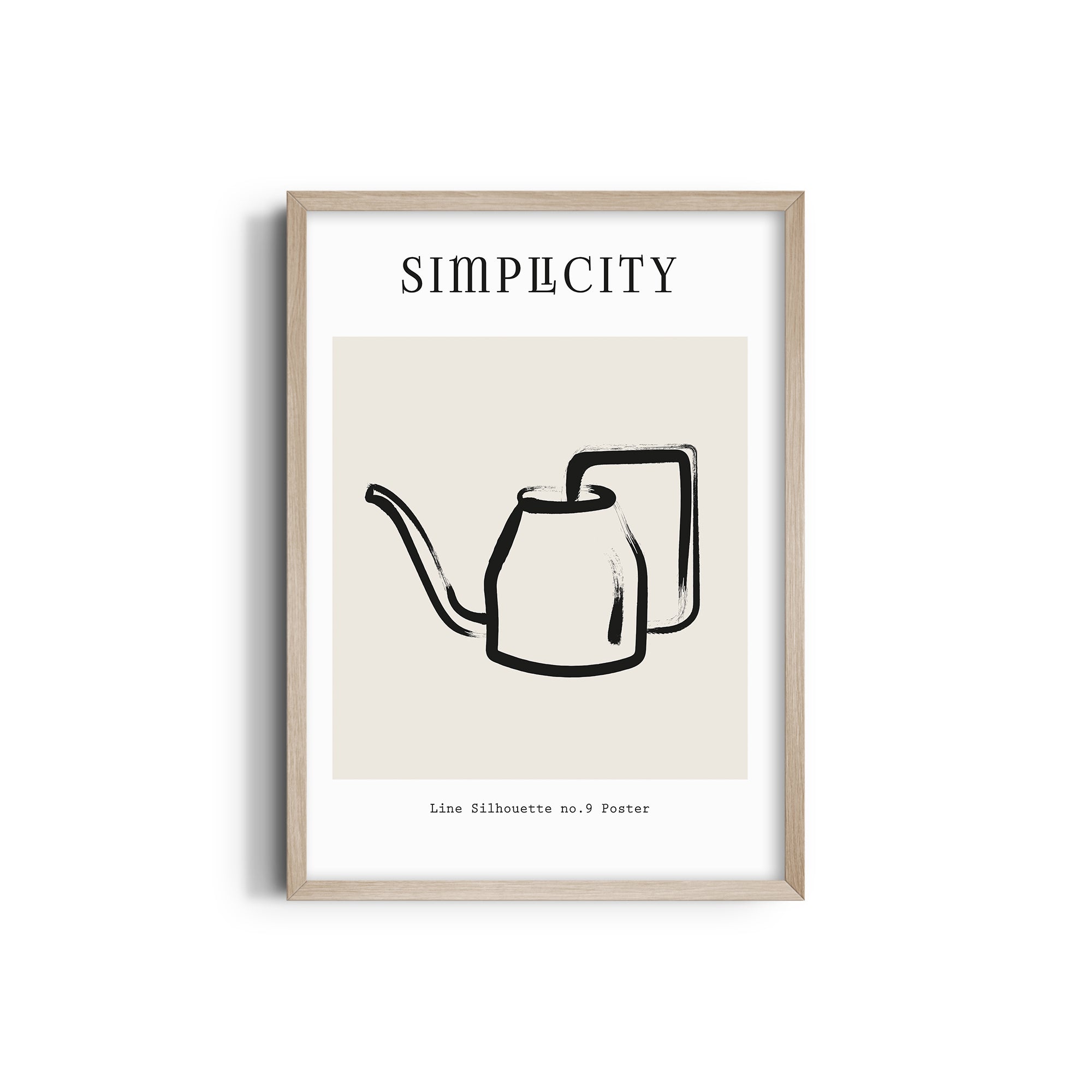 Tea Pot Boho Modern Wall Art