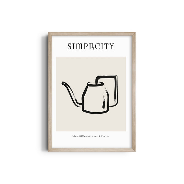 Tea Pot Boho Modern Wall Art