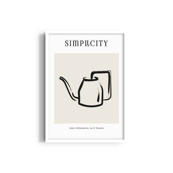 Tea Pot Boho Modern Wall Art