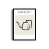 Tea Pot Boho Modern Wall Art