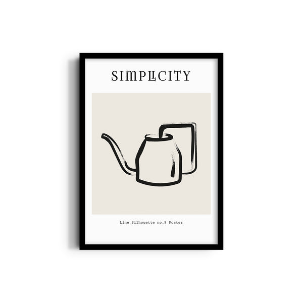 Tea Pot Boho Modern Wall Art