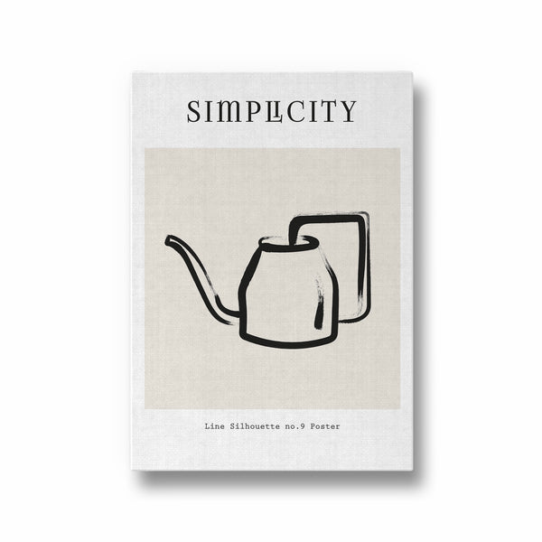 Tea Pot Boho Modern Wall Art