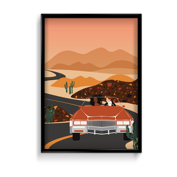Vacation Boho Style Minimal Modern Wall Art